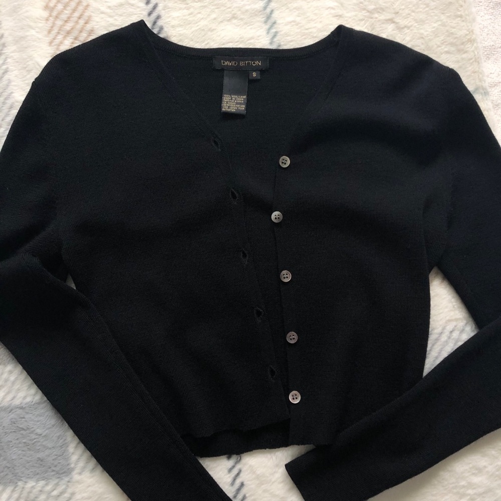 David Bitton wool cardigan